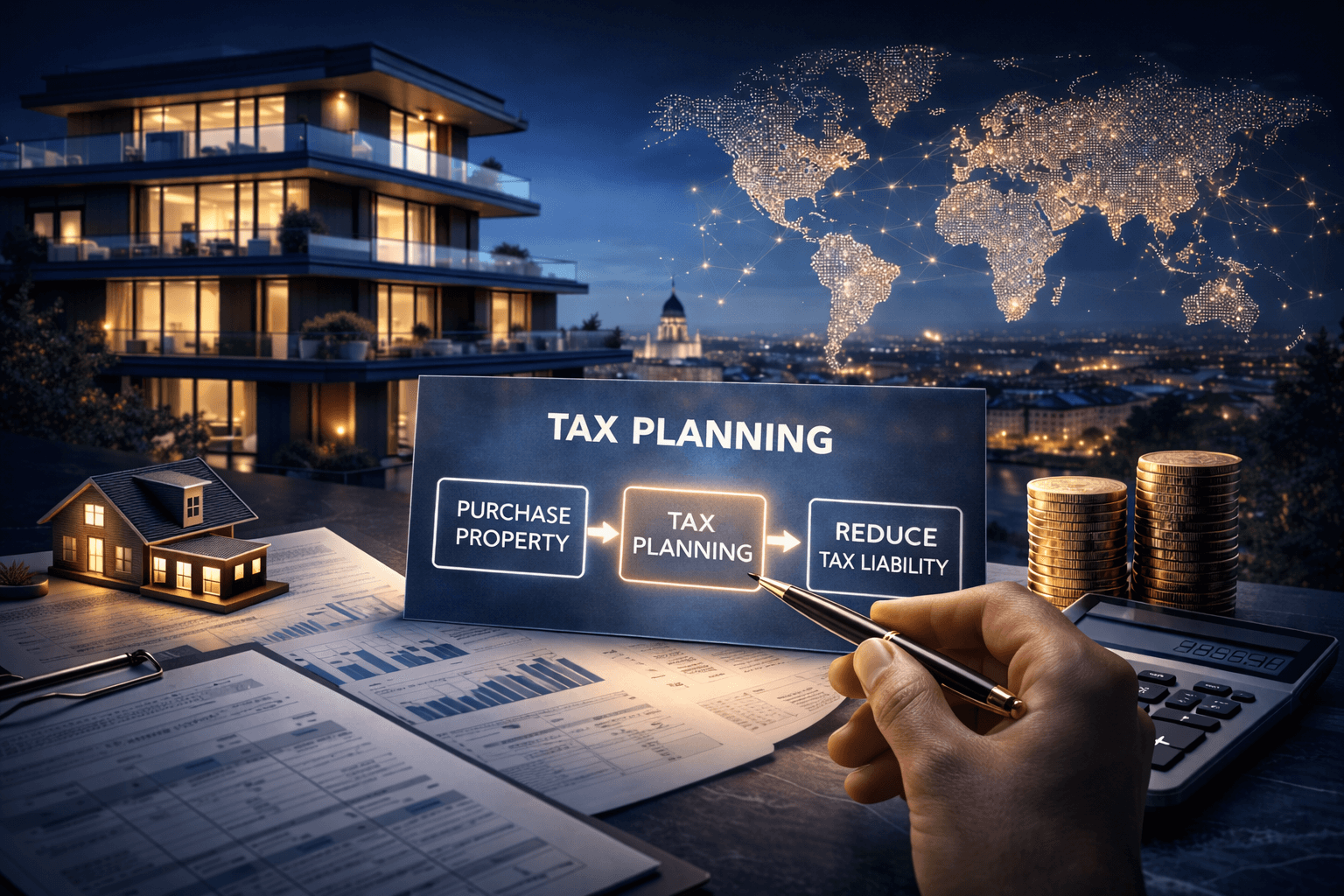 תכנון מס ברכישת נדל"ן בחו"ל